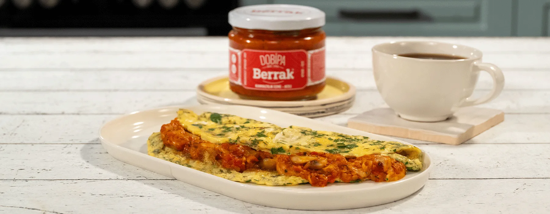 Otlu ve Acılı Dobipa Omlet Tarifi