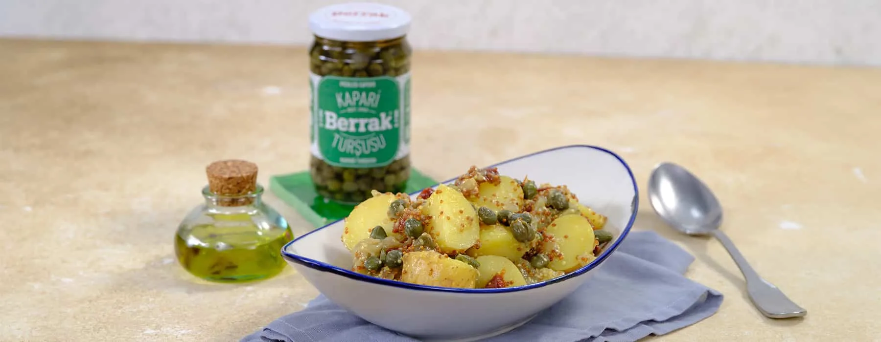 Kapari Turşulu Patates Salatası