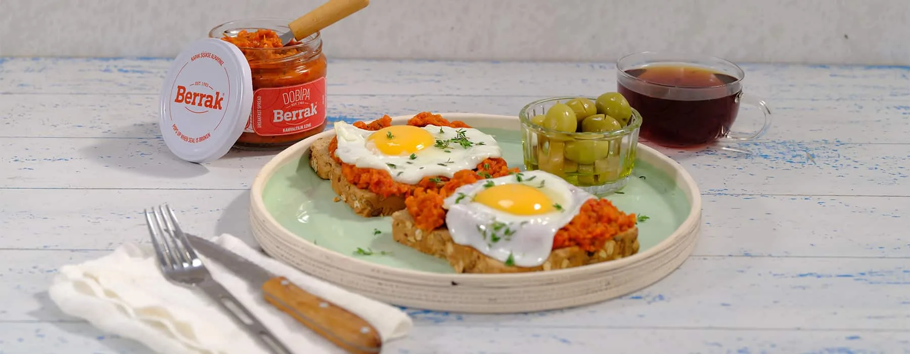 Dobipa Ezmeli Göz Yumurtalı Ekmek