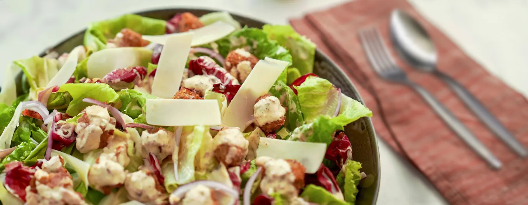 Kızarmış Zeytin Salatası